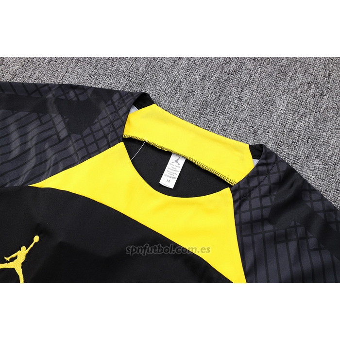 Chandal del Paris Saint-Germain Jordan Manga Corta 2023-2024 Negro - Pantalon Corto
